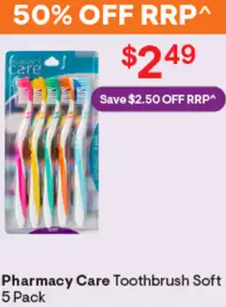 Discount Drug Stores Pharmacy care toothbrush soft offer