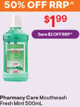 Discount Drug Stores Pharmacy care mou fresh mint offer