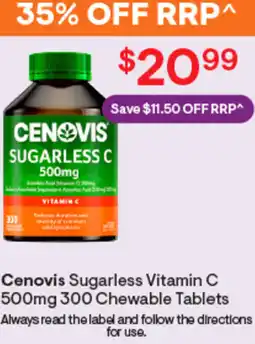 Discount Drug Stores Cenovis sugarless vitamin c offer