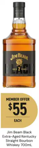 Dan Murphy's Jim beam black extra-aged kentucky straight bourbon whiskey offer