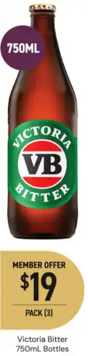 Dan Murphy's Victoria vb bitter bottles offer