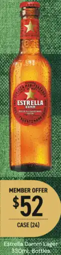 Dan Murphy's Estrella damm lager bottles offer