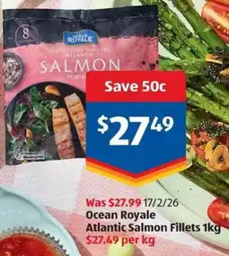 ALDI Ocean royale atlantic salmon fillets offer