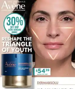 Chemist Warehouse Avène dermabsolu intensive reshaping night cream offer