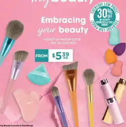 Chemist Warehouse My beauty cosmetics & tools range offer
