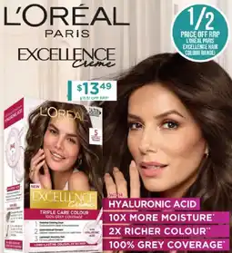 Chemist Warehouse L'oréal paris excellence crème hair colour range offer