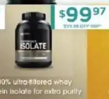 Chemist Warehouse Optimum Nutrition Isolate offer