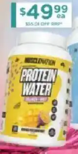 Chemist Warehouse Muscle nation protein water offer
