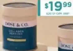 Chemist Warehouse dose & co. collagen peprides offer