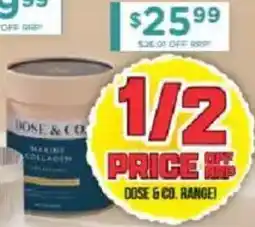 Chemist Warehouse Dose & co marine collagen offer