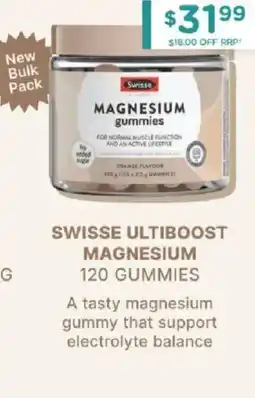 Chemist Warehouse Swisse ultiboost magnesium offer