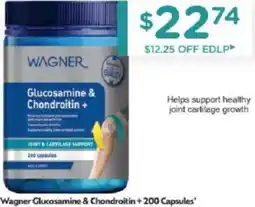 Chemist Warehouse Wagner glucosamine & chondroitin offer