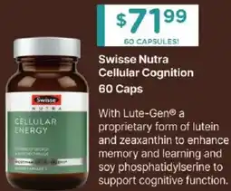 Chemist Warehouse Swisse nutra cellular cognition offer