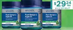 Chemist Warehouse Wagner plant omega-3 algae oil offer
