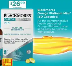 Chemist Warehouse Blackmores omega platinum mini offer