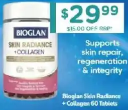 Chemist Warehouse Bioglan skin radiance +collagen offer