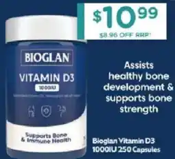 Chemist Warehouse Bioglan vitamin d3 10001u offer