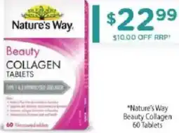 Chemist Warehouse Nature's way beauty collagen offer