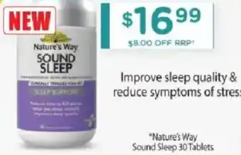 Chemist Warehouse Nature's way sound sleep offer