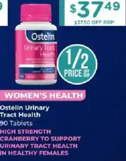 Chemist Warehouse Ostelin urinary tract health offer
