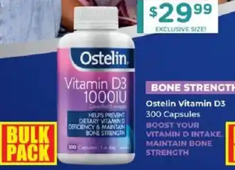 Chemist Warehouse Ostelin vitamin d3 offer