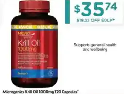 Chemist Warehouse Microgenics krill oil offer