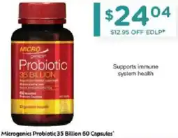 Chemist Warehouse Microgenics probiotic 35 billion offer