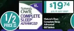 Chemist Warehouse Nature's own complete sleep advanced offer