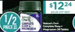 Chemist Warehouse Nature's own complete sleep+ magnesium offer
