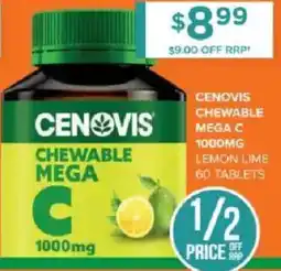 Chemist Warehouse Cenovis chewable mega c offer