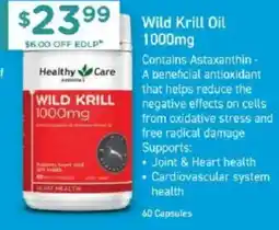 Chemist Warehouse Wild krill oil offer