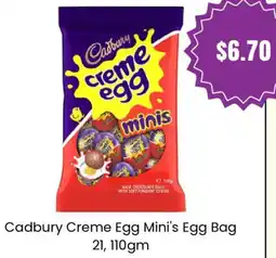 Cheap as Chips Cadbury creme egg mini's egg offer
