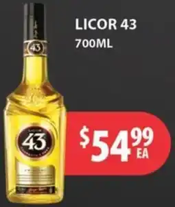 Star Liquor Licor 43 offer