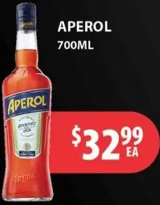 Star Liquor Aperol offer