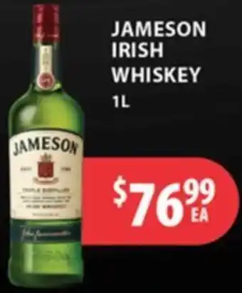 Star Liquor Jameson irish whiskey offer