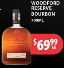 Star Liquor Woodford reserve bourbon offer