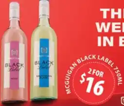 Star Liquor Mcguigan blac label offer