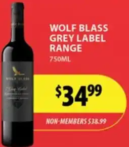 Star Liquor Wolf blass grey label range offer