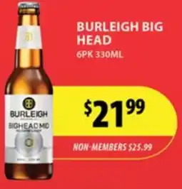 Star Liquor Burleigh big head offer