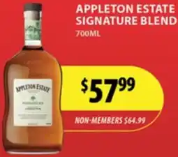 Star Liquor Appleton estate signature blend offer