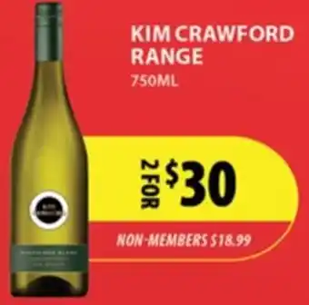 Kim crawford range 750 ml offer at Star Liquor