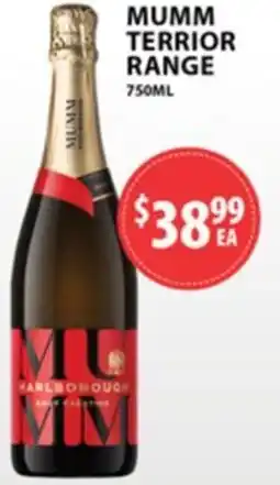 Star Liquor Mumm terrior range offer