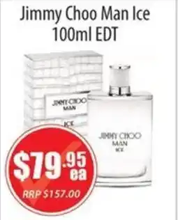 Healthy World Pharmacy Jimmy choo man ice edt offer