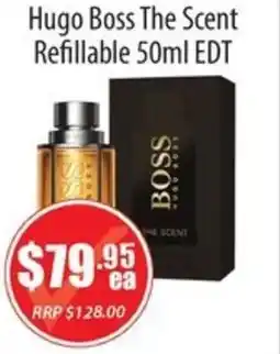 Healthy World Pharmacy Hugo boss the scent refillable edt offer