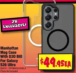 JB Hi-Fi Manhattan Mag Case With D30 BIO For Galaxy S26 Ultra offer
