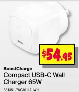JB Hi-Fi Compact usb c wall charger 65w offer