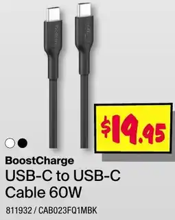 JB Hi-Fi Usb c to usb c cable 60w offer