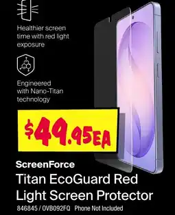 JB Hi-Fi Titan EcoGuard Red Light Screen Protector offer