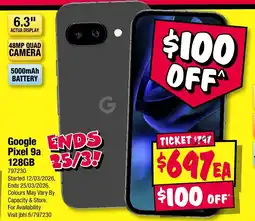JB Hi-Fi Google Pixel 9a offer