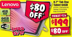 JB Hi-Fi 8 7 Tab One Tablet offer